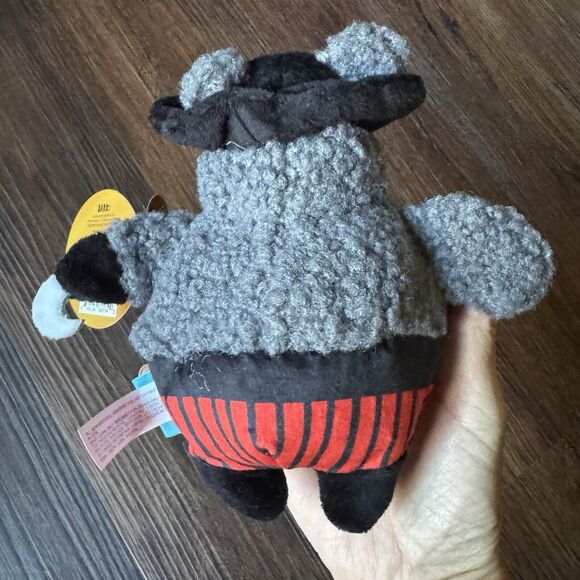 BARK BOX Dog Toys M - BARKBEAR THE PIRATE + ULTIMUTT INNER TUBE Squeak Tug Plush - Picture 3 of 7